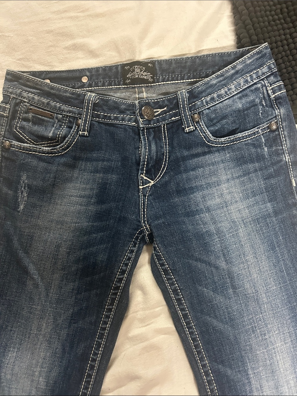 Women's Dark Blue Slim Stretch Jeans